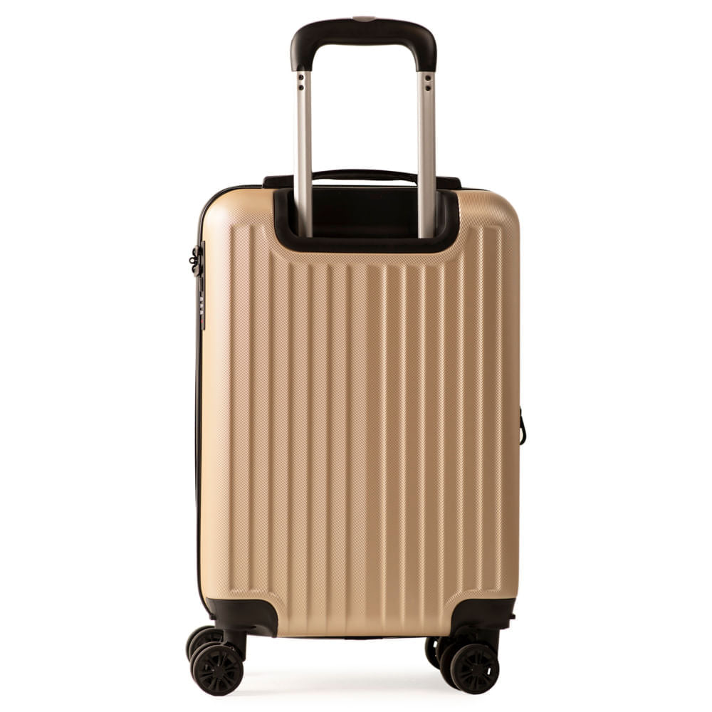 Mala de Bordo 10 Kg ABS 4 Rodas Turquia II Champagne