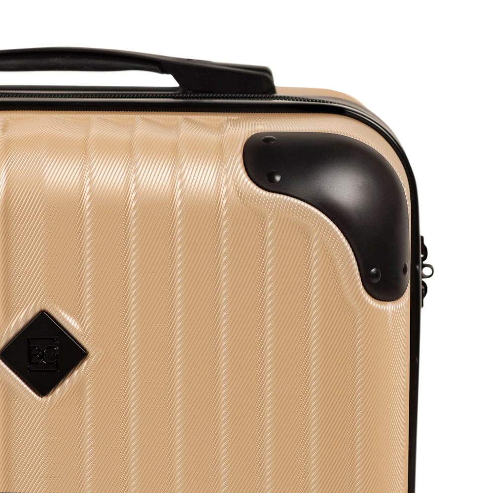 Mala de Bordo 10 Kg ABS 4 Rodas Turquia II Champagne