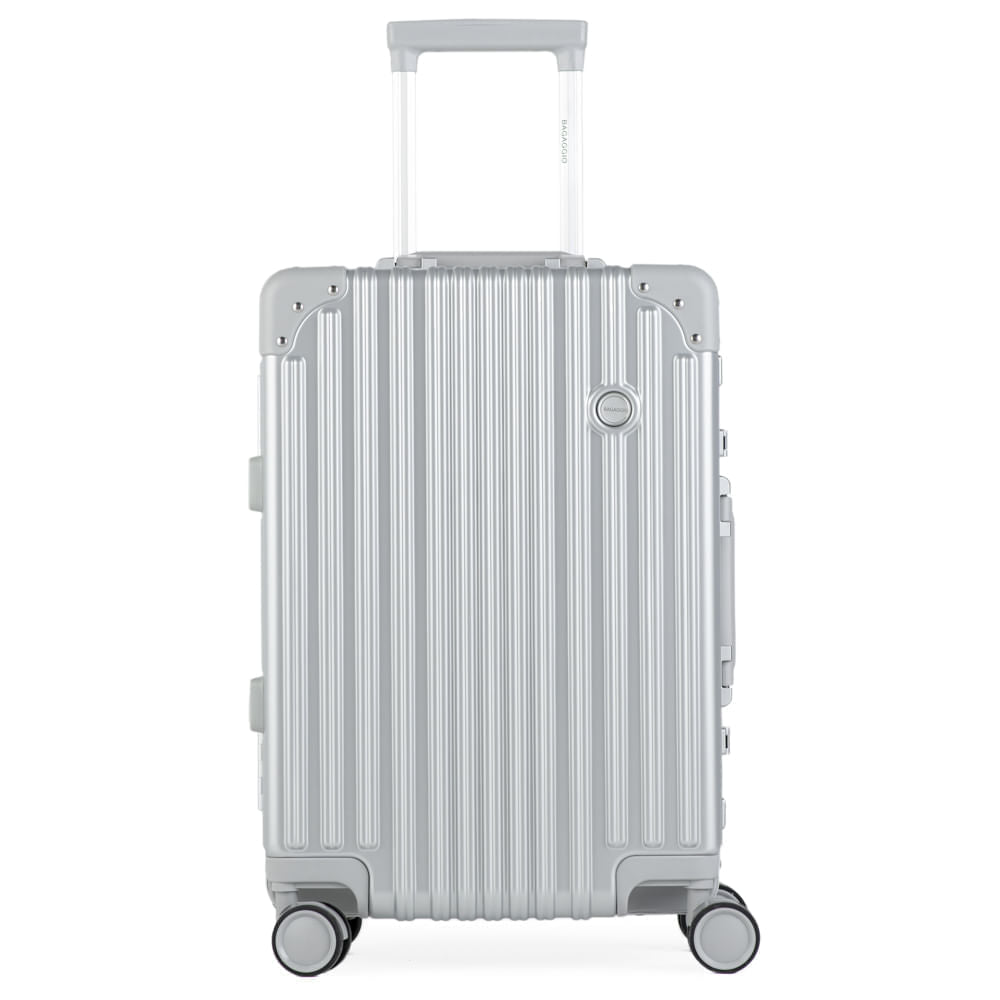 Mala de Bordo 10 Kg Policarbonato 4 Rodas Kyoto II Prata