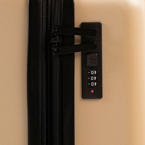 Mala de Bordo 10 Kg ABS 4 Rodas Turquia II Champagne