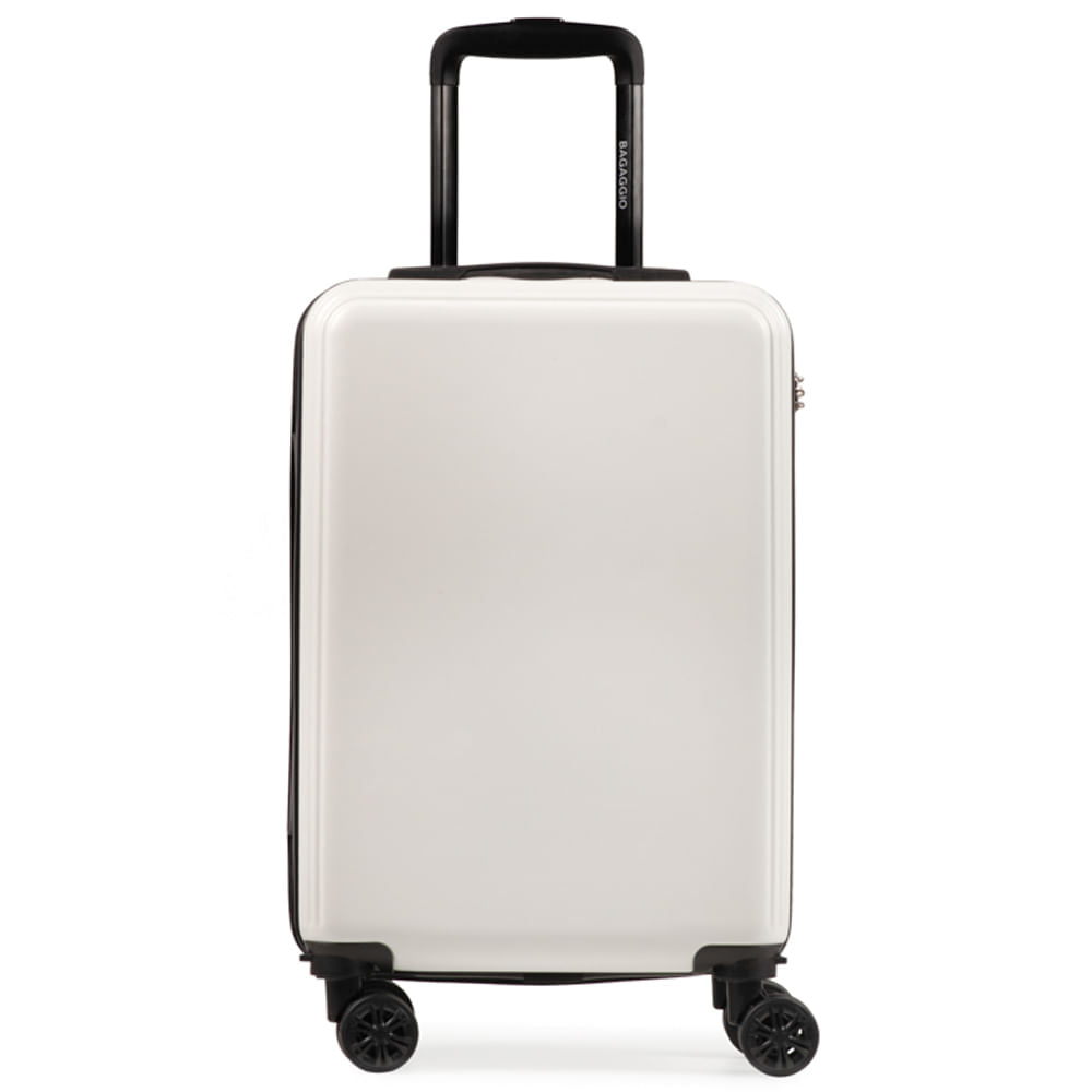 Mala de Viagem Pequena 10kg ABS 4 Rodas My Way Off White