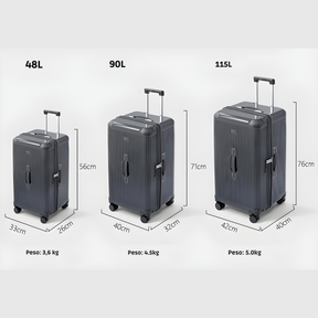 Mala De Viagem Masculina Trium Cinza