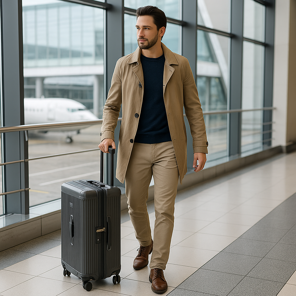 Mala De Viagem Masculina Trium Cinza