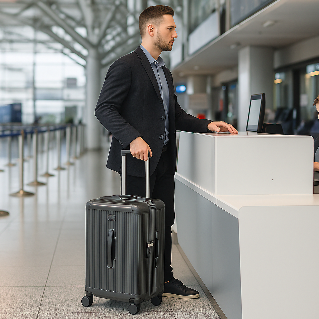 Mala De Viagem Masculina Trium Cinza