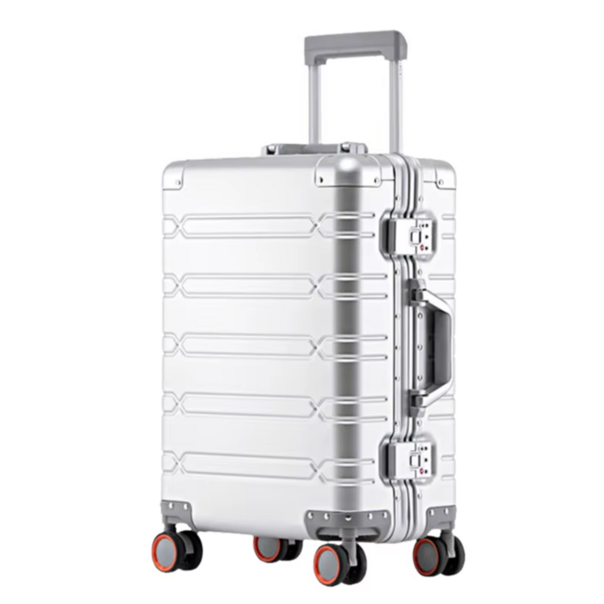 Mala de Viagem AeroTrek Alumínio e Magnésio – Bagagem de Mão com Rodinhas 360°